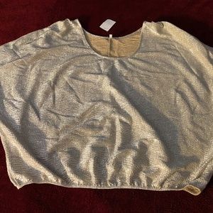 Gold shimmer top